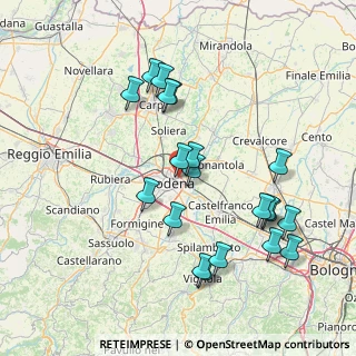 Mappa 41122 Modena MO, Italia (15.928)