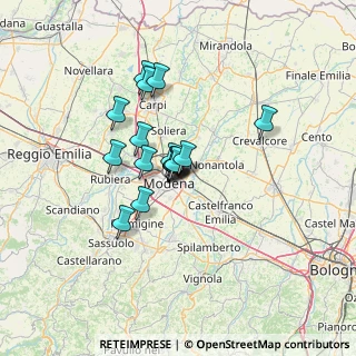 Mappa 41122 Modena MO, Italia (9.15471)