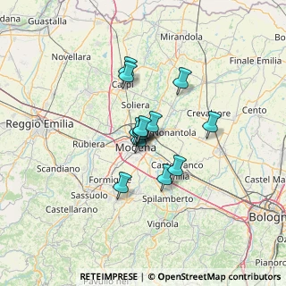Mappa 41122 Modena MO, Italia (8.50154)