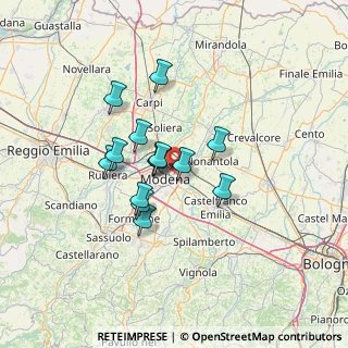 Mappa 41122 Modena MO, Italia (10.05857)