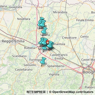 Mappa 41122 Modena MO, Italia (8.03143)