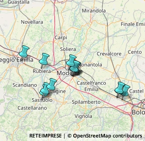 Mappa 41122 Modena MO, Italia (12.30857)
