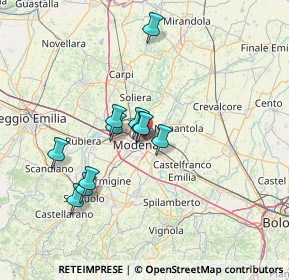Mappa 41122 Modena MO, Italia (11.63273)