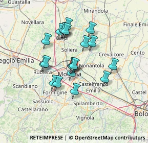 Mappa 41122 Modena MO, Italia (11.503)