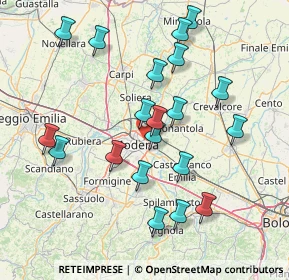 Mappa 41122 Modena MO, Italia (15.465)