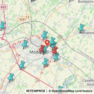 Mappa 41122 Modena MO, Italia (5.43)
