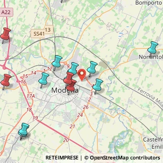 Mappa 41122 Modena MO, Italia (4.94214)