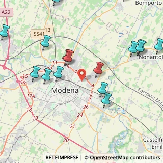Mappa 41122 Modena MO, Italia (5.53)