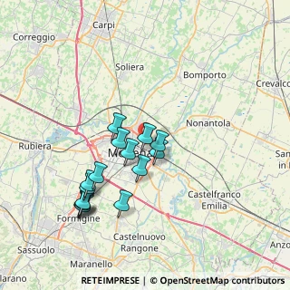 Mappa 41122 Modena MO, Italia (7.106)