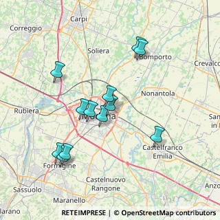 Mappa 41122 Modena MO, Italia (7.24583)