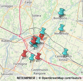 Mappa 41122 Modena MO, Italia (6.64214)