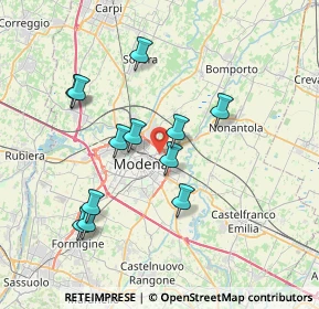 Mappa 41122 Modena MO, Italia (7.07417)