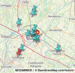 Mappa 41122 Modena MO, Italia (6.43167)