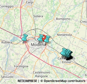 Mappa 41122 Modena MO, Italia (9.30579)