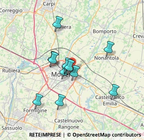 Mappa 41122 Modena MO, Italia (5.74917)