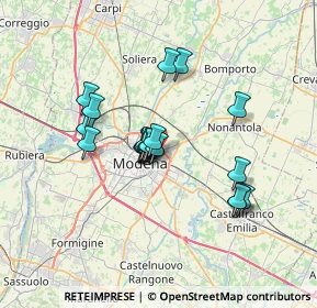 Mappa 41122 Modena MO, Italia (5.3465)