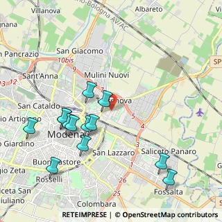 Mappa 41122 Modena MO, Italia (2.19846)