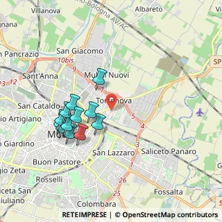 Mappa 41122 Modena MO, Italia (1.78583)
