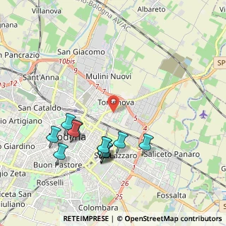 Mappa 41122 Modena MO, Italia (2.08917)