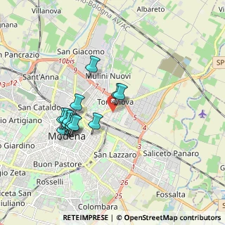 Mappa 41122 Modena MO, Italia (1.62385)