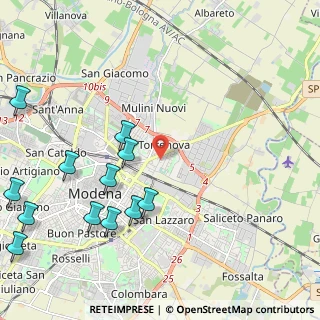 Mappa 41122 Modena MO, Italia (2.78167)