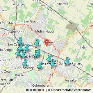 Mappa 41122 Modena MO, Italia (2.22)