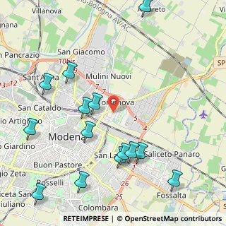 Mappa 41122 Modena MO, Italia (2.58429)