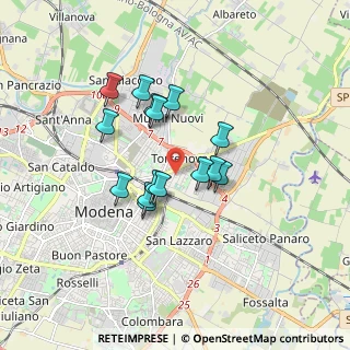 Mappa 41122 Modena MO, Italia (1.356)
