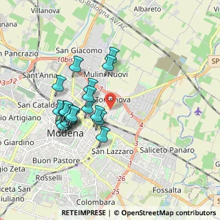 Mappa 41122 Modena MO, Italia (1.6715)