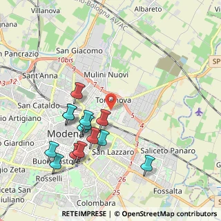 Mappa 41122 Modena MO, Italia (2.04143)