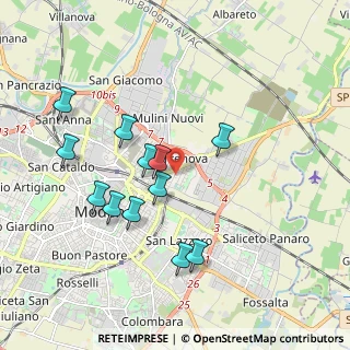 Mappa 41122 Modena MO, Italia (1.84917)