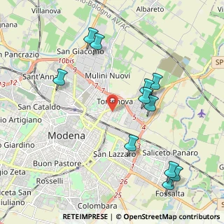 Mappa 41122 Modena MO, Italia (2.33273)
