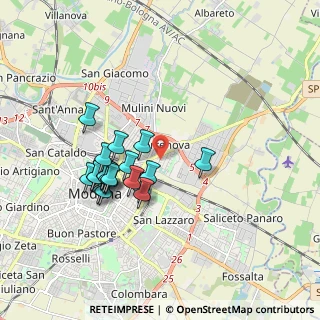Mappa 41122 Modena MO, Italia (1.6355)