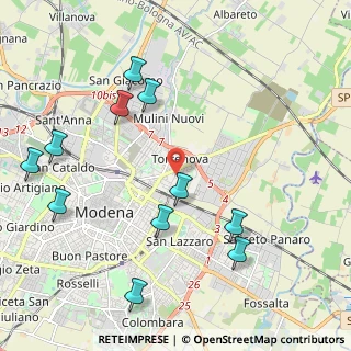 Mappa 41122 Modena MO, Italia (2.46636)