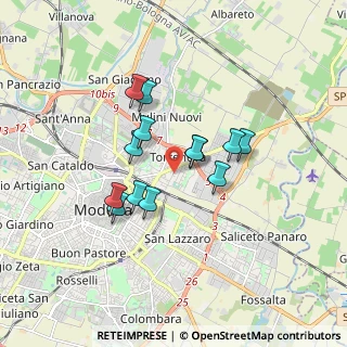 Mappa 41122 Modena MO, Italia (1.36385)