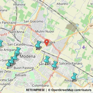 Mappa 41122 Modena MO, Italia (2.99727)