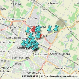 Mappa 41122 Modena MO, Italia (1.253)
