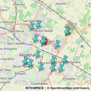 Mappa 41122 Modena MO, Italia (1.96588)