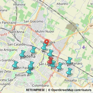 Mappa 41122 Modena MO, Italia (2.4025)