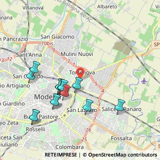 Mappa 41122 Modena MO, Italia (2.02938)