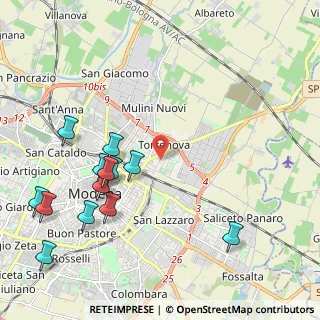 Mappa 41122 Modena MO, Italia (2.50769)