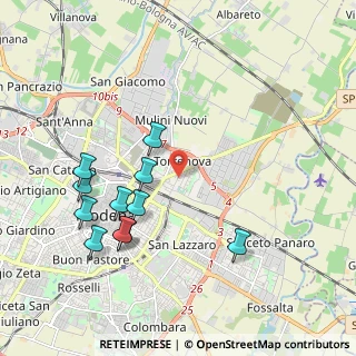 Mappa 41122 Modena MO, Italia (2.10182)