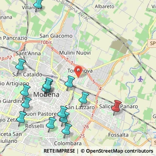 Mappa 41122 Modena MO, Italia (2.87333)