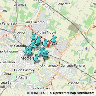 Mappa 41122 Modena MO, Italia (1.37316)