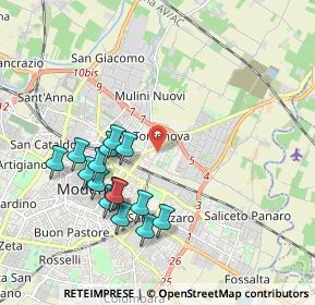 Mappa 41122 Modena MO, Italia (1.94067)