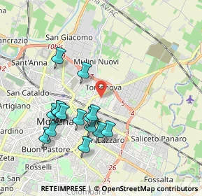 Mappa 41122 Modena MO, Italia (1.93625)