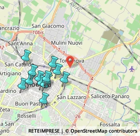 Mappa 41122 Modena MO, Italia (2.04846)