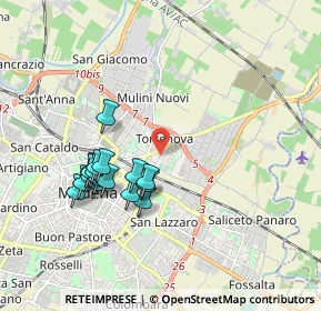 Mappa 41122 Modena MO, Italia (1.78235)