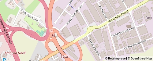 Mappa Modena
