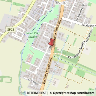 Mappa Via Leone Ginzburg, 8, 42123 Brescello, Reggio nell'Emilia (Emilia Romagna)